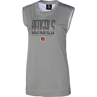 Women's Outerstuff  Gray Cincinnati Bengals No Sweat Tank Top