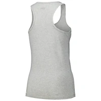 Women's Pro Standard Gray Cincinnati Bengals Triple Tonal Racerback Tank Top