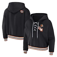 Sweat à capuche lacets grande taille noir Cincinnati Bengals pour femme WEAR by Erin Andrews