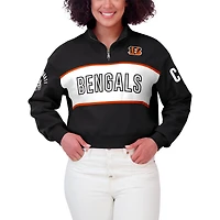 Veste zippée quart de tour noire WEAR by Erin Andrews pour femme