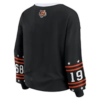 Women's WEAR by Erin Andrews  Black Cincinnati Bengals Sport Long-Sleeve T-Shirt