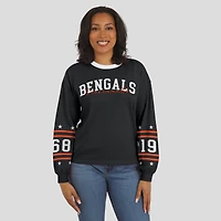 Women's WEAR by Erin Andrews  Black Cincinnati Bengals Sport Long-Sleeve T-Shirt