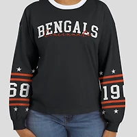 Women's WEAR by Erin Andrews  Black Cincinnati Bengals Sport Long-Sleeve T-Shirt