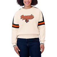 Pull à rayures crème des Bengals de Cincinnati pour femme WEAR by Erin Andrews
