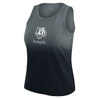 Débardeur noir ombré Cincinnati Bengals WEAR by Erin Andrews x Gracie Hunt pour femme