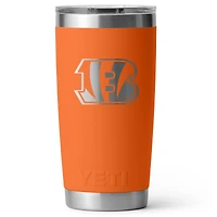 Gobelet Rambler YETI Cincinnati Bengals 590 ml avec couvercle Magslider
