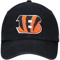 Youth '47 Black Cincinnati Bengals Logo Clean Up Adjustable Hat