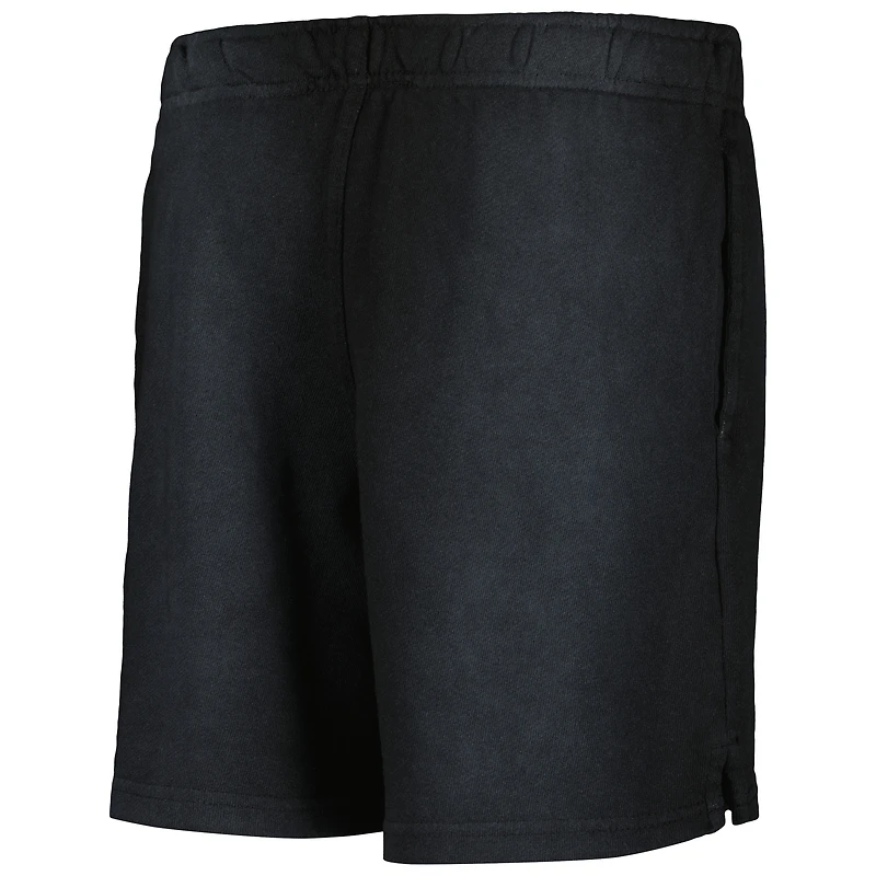 Youth Black Cincinnati Bengals Beach Bum Sun-Bleached French Terry Shorts