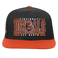 Youth Black Cincinnati Bengals Retro Deadstock Snapback Hat