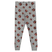 Ensemble de nuit t-shirt et pantalon à manches longues pour jeunes Cincinnati Bengals