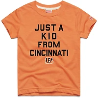 Youth Homage  Orange Cincinnati Bengals Just a Kid Tri-Blend T-Shirt