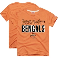 Youth Homage Orange Cincinnati Bengals Love Sign x ASL 2.0 Tri-Blend T-Shirt