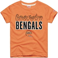 Youth Homage Orange Cincinnati Bengals Love Sign x ASL 2.0 Tri-Blend T-Shirt