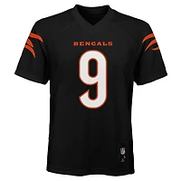 Maillot de joueur réplique des Bengals Cincinnati Joe Burrow noir pour jeune