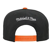 Casquette Snapback bicolore noire Mitchell & Ness pour jeunes de l'équipe des Bengals de Cincinnati