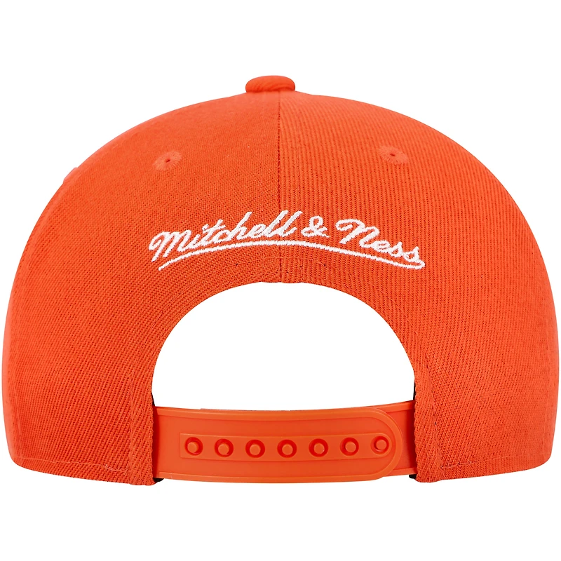 Casquette pour jeune Mitchell & Ness Orange Cincinnati Bengals Gridiron Classics Ground Snapback