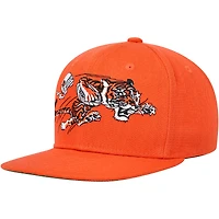 Casquette pour jeune Mitchell & Ness Orange Cincinnati Bengals Gridiron Classics Ground Snapback