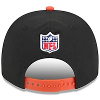 Youth New Era  Black/Orange Cincinnati Bengals 2025 NFL Draft A-Frame 9FIFTY Snapback Hat
