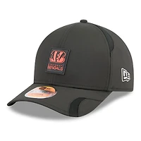 Casquette ajustable New Era noire Cincinnati Bengals 2025 Sideline 9FORTY pour jeune