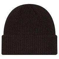 Bonnet en tricot gaufré à revers noir Cincinnati Bengals New Era pour jeune