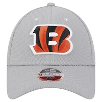Youth New Era Gray Cincinnati Bengals Main 9FORTY Adjustable Hat