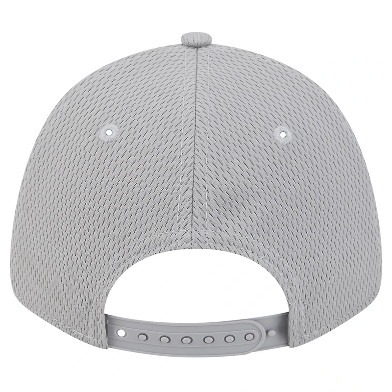 Youth New Era Gray Cincinnati Bengals Main 9FORTY Adjustable Hat