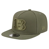 Casquette snapback A-Frame 9FIFTY olive Cincinnati Bengals pour jeune New Era