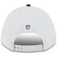 Youth New Era  White/Black Cincinnati Bengals 2025 NFL Training Camp A-Frame 9FORTY Adjustable Hat