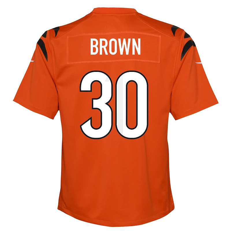Youth Nike Chase Brown Orange Cincinnati Bengals