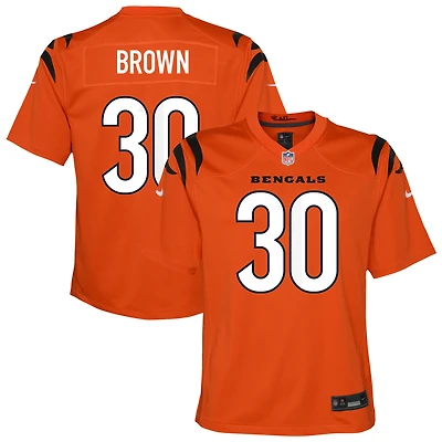 Youth Nike Chase Brown Orange Cincinnati Bengals