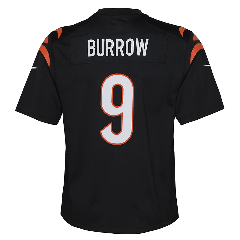 Maillot de match Nike Joe Burrow pour jeunes des Bengals Cincinnati