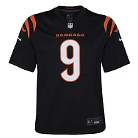 Jeu Nike Joe Burrow noir pour jeunes des Bengals de Cincinnati - Maillot
