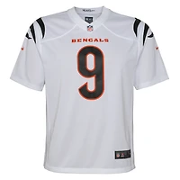 Maillot de match Nike Joe Burrow pour jeunes des Bengals Cincinnati, blanc