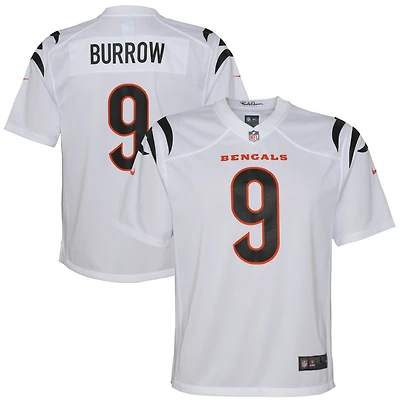 Maillot de match Nike Joe Burrow pour jeunes des Bengals Cincinnati, blanc