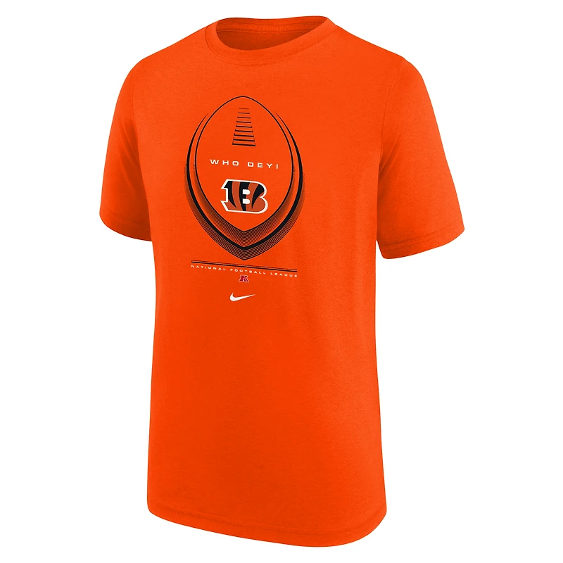 Youth Nike  Orange Cincinnati Bengals Icon Legend Dri-FIT T-Shirt