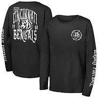 Youth Outerstuff Black Cincinnati Bengals Rumble Long Sleeve T-Shirt