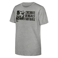Youth Outerstuff Heather Gray Cincinnati Bengals Post Game T-Shirt