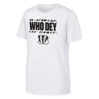 T-shirt blanc Youth Outerstuff Team Spirit des Bengals de Cincinnati