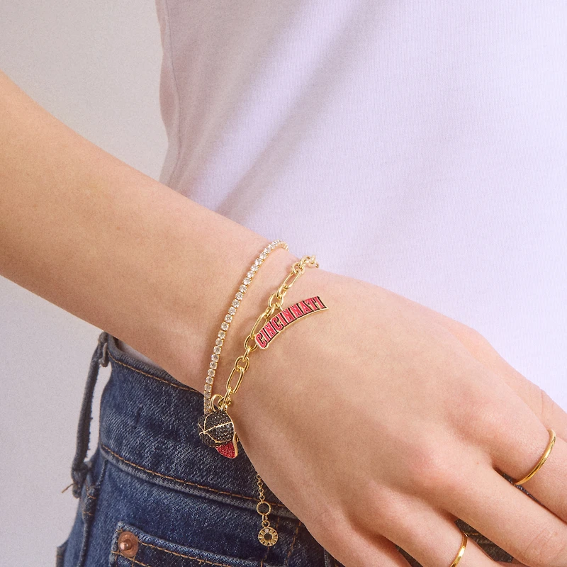 BaubleBar  Cincinnati Reds Charm Bracelet