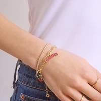 BaubleBar  Cincinnati Reds Charm Bracelet