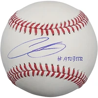 Balle de baseball autographiée par Chase Burns des Reds de Cincinnati avec inscription « #ATOBTTR »