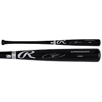 Bâton Rawlings Pro noir autographié par Chase Burns des Reds de Cincinnati