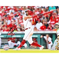 Photographie autographiée de Christian Encarnacion-Strand des Reds de Cincinnati, 8" x 10"