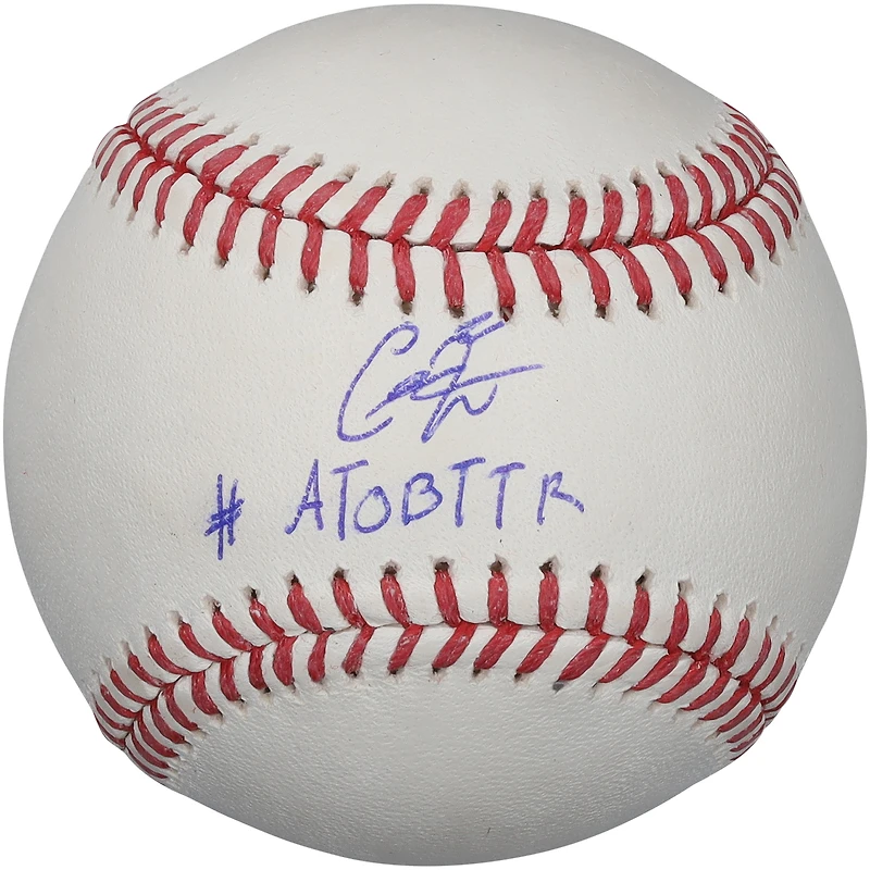 Balle de baseball autographiée par Christian Encarnacion-Strand des Reds de Cincinnati avec inscription « #ATOBTTR »