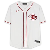 Maillot Nike blanc dédicacé par Christian Encarnacion-Strand des Reds de Cincinnati
