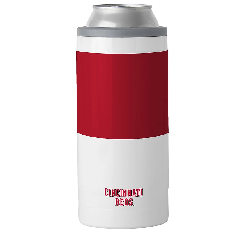 Cincinnati Reds 12oz. Colorblock Slim Can Cooler