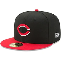 Cincinnati Reds New Era Authentic Collection On Field 59FIFTY - Chapeau structuré ajusté Noir / Rouge