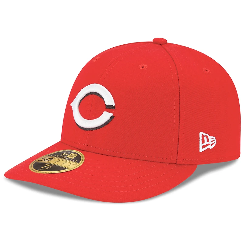Cincinnati Reds New Era Home Authentic Collection On-Field Low Profile 59FIFTY - Chapeau ajusté Rouge