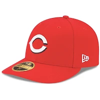 Cincinnati Reds New Era Home Authentic Collection On-Field Low Profile 59FIFTY - Chapeau ajusté Rouge