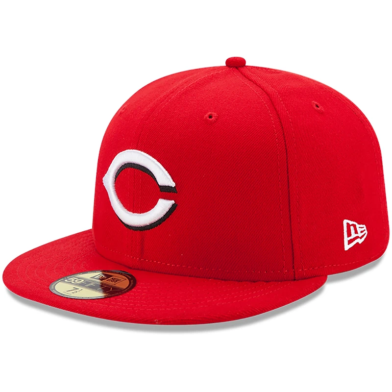Cincinnati Reds New Era Youth Home Authentic Collection On-Field 59FIFTY - Chapeau ajusté Rouge